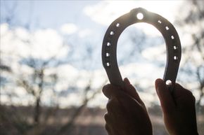 Horseshoes are thought to bring good luck and protection.