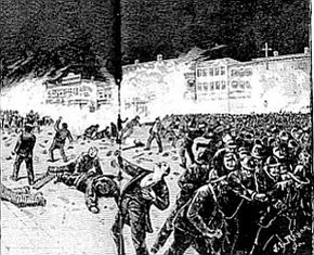 干草市场暴动是美国劳工运动的一个分水岭，经常通过艺术来纪念。