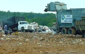 If there was only one giant landfill, haulers would only have to go to one place to drop off all of their trash.