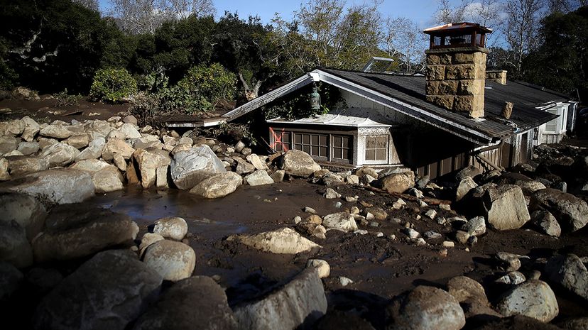 Montecito, California mudslide