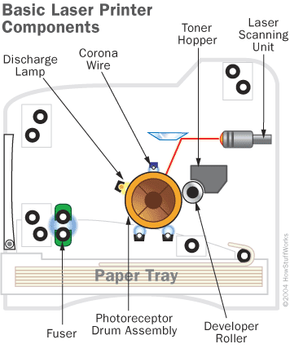 laser printer drum