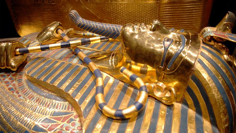 King Tutankhamun funeral mask
