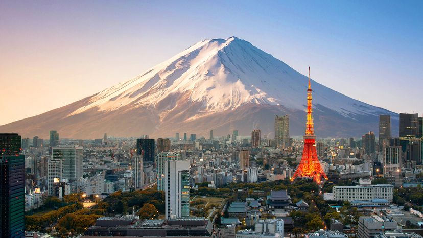 Tokyo (with Mount Fuji in the background)
