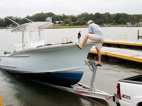 Loading a boat