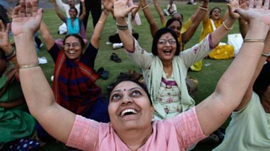 What is laughter yoga?