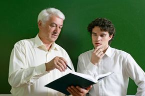 professor and student