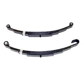 Would a leaf spring help out this sorry state? Probably not, not for trailer built with leaf spring capabilities, leaf springs can improve suspensions weighted down with heavy loads.