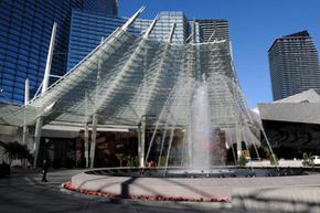 The Aria Resort & Casino in Las Vegas is said to be one of the world's largest green projects built with the LEED Gold certified Green Building Rating System.”border=