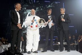 Buzz Aldrin, George Clooney