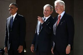 Obama, Bush, Clinton