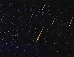 Arizona, November 1966 - The Leonid meteor shower rained 2,300 meteors per minute for 20 minutes.