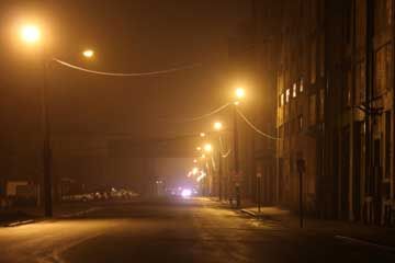 light pollution from globe-shaped light fixtures