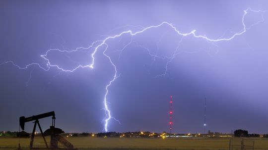 Are you safe from lightning if the skies are clear?