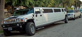 Conversion shops can turn exotic cars like Humvees into stretch limousines.