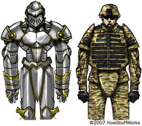 Heavy tactical combat suit, reactive plating, gray and black