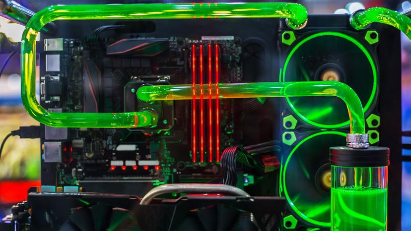 Liquid cooled pc systems aim to head mix
