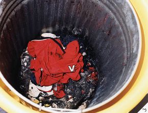 After two 10-year-old girls were murdered by Ian Huntley in Soham, England, the burnt remains of their Manchester United shirts were found along with Huntley's hair. How does Locard's exchange principle come into a crime scene? See more police pictures.