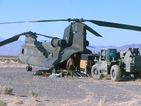 Ramps can be found on a number of things, including military helicopters like this one.