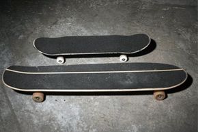 two skateboards
