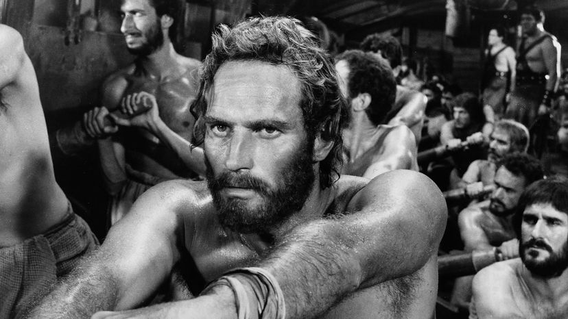 Charlton Heston stars as galley slave Judah Ben-Hur in the film &quot;Ben-Hur.&quot; 
 Silver Screen Collection/Getty Images