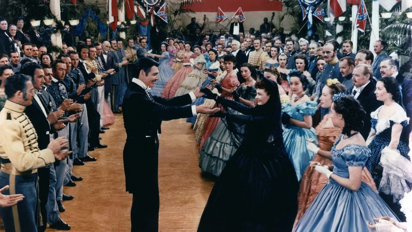 Clark Gable and Vivien Leigh (as Rhett Butler and Scarlett O'Hara) pair up to dance in a famous scene from &quot;Gone with the Wind.&quot; Metro-Goldwin-Mayer Pictures/Sunset Boulevard/Corbis via Getty Images