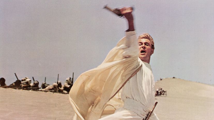 Peter O'Toole stars as Lawrence of Arabia