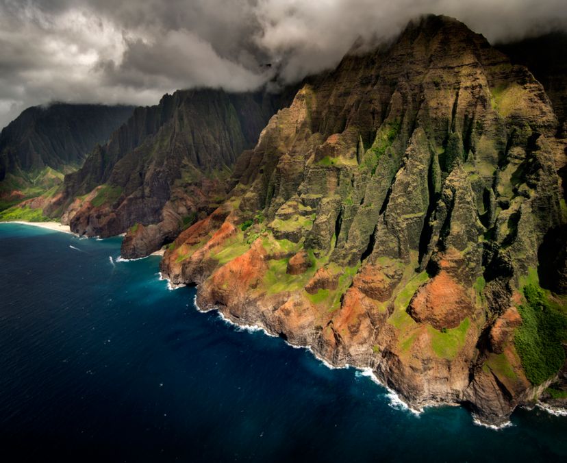 Na Pali coast in Kauai, Hawaii