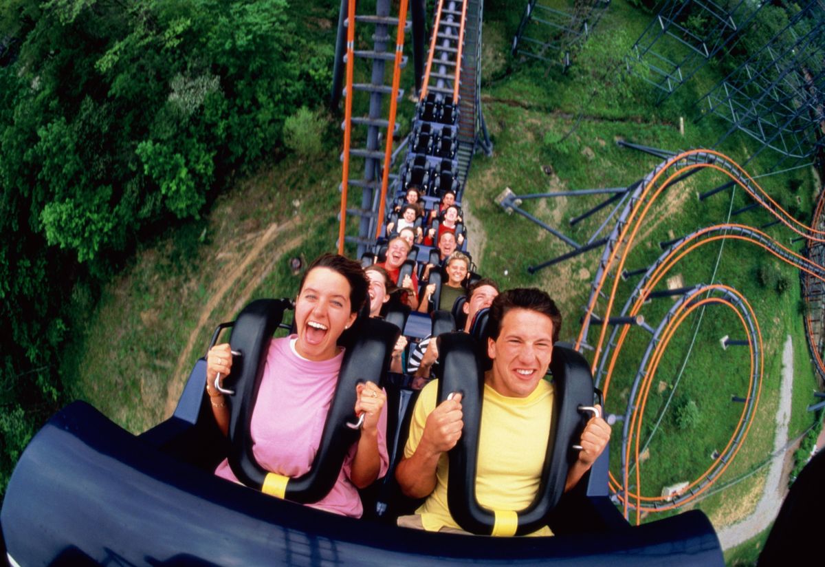 Why do some people pass out on roller coasters?