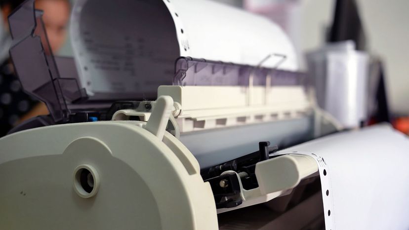 Dot matrix printers were noisy and a pain to use.&nbsp; chanonnat srisura/Shutterstock