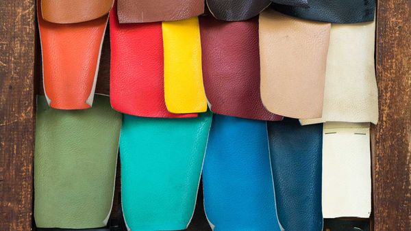 PU leather swatches