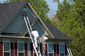 painting roof eaves