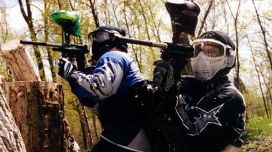 How did the game of paintball get started?