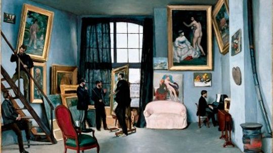 Paintings by Frederic Bazille