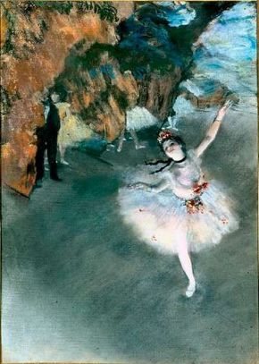 Hilaire-Germain-Edgar Degas's is a pastel on paper (23-5/8 x 17-3/8 inches) that is housed in Musée d'Orsay, Paris.
