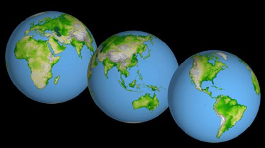 How did the supercontinent Pangaea become seven separate continents?