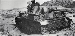 The Panzerkampfwagen III Ausf L is distinguished by its wider turret with sloping sides.