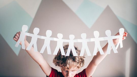 How to Make a Paper People Chain Cutout