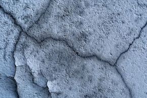 cracked concrete