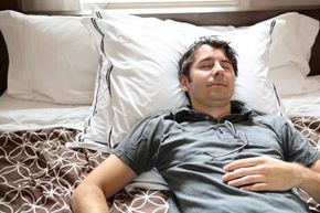 People with paroxysmal nocturnal dyspnea wake up suddenly, gasping for air and coughing.