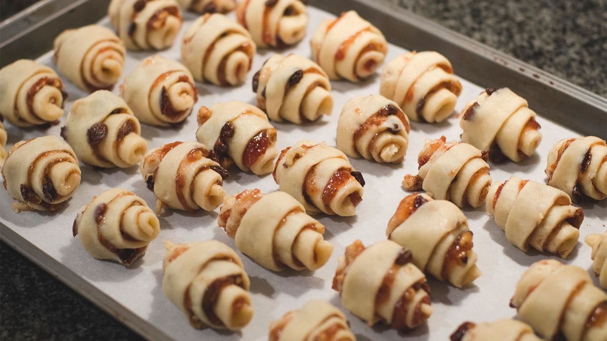 Parchment paper keeps baked goods from sticking, even in the oven