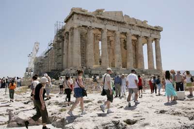 greece stadium parthenon