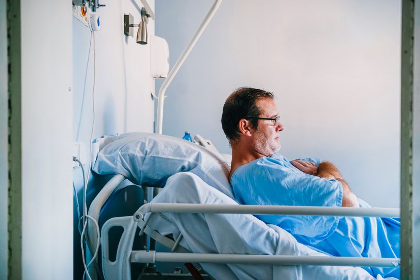 Hospital bedridden patient