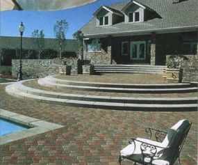 These bricklike pavers provide a stable surface that supports all kinds of outdoor activities.