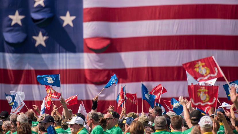 American Flag, Red Sox