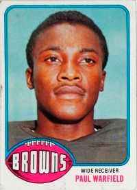 Wide receiver Paul Warfield  the Cleveland Browns  NFL title in 1964. See more pictures of football stars.