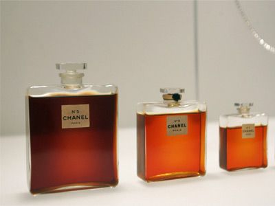 Chanel No. 5 bottles