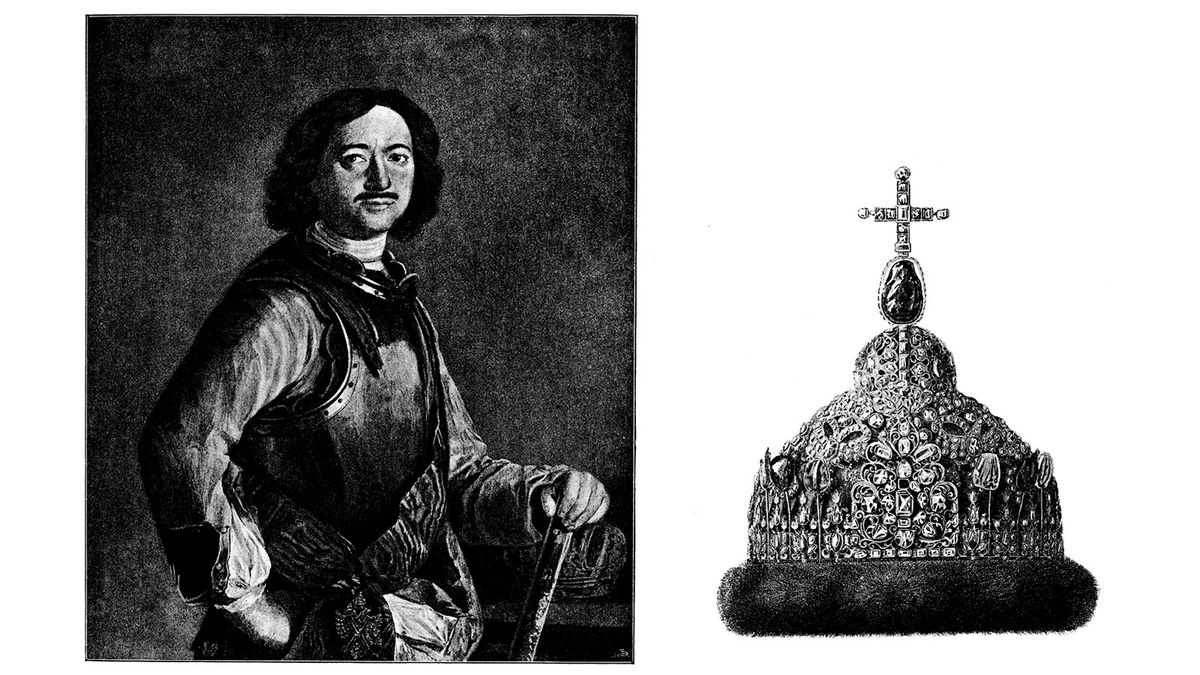 What was in Peter the Great’s cabinet of curiosities?
