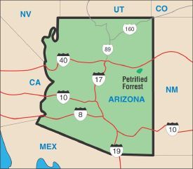 Petrified Forest Arizona Map Petrified Forest National Park: A Traveler's Guide | Howstuffworks