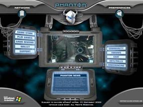 Early concept of the Phantom Network interface