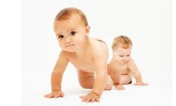 Motor control starts in the center of the body and moves outward. See this article for tips on enhancing your baby's development. See more baby care pictures.